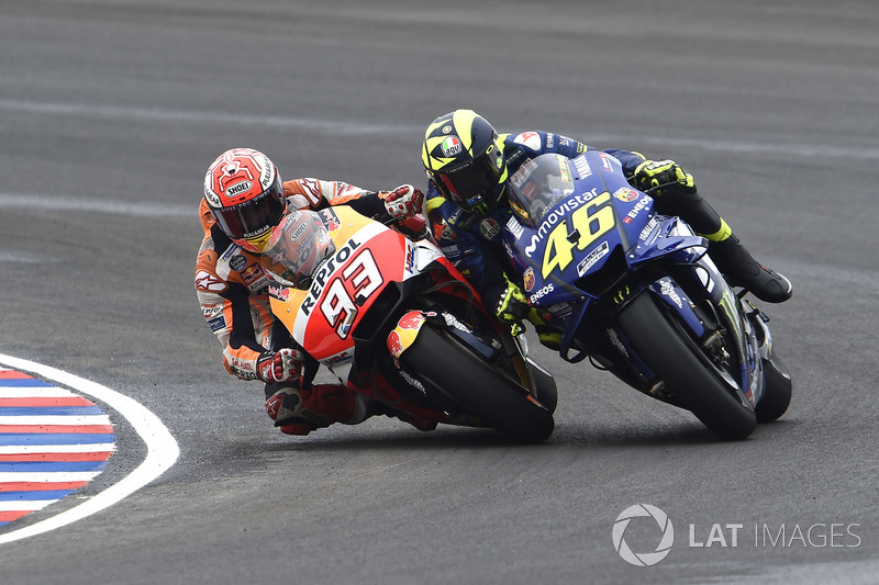 Crash: Marc Marquez, Repsol Honda Team, Valentino Rossi, Yamaha Factory Racing