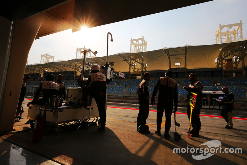 Toyota Gazoo Racing team members in the pits