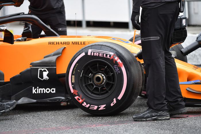 Stoffel Vandoorne, McLaren MCL33 rueda delantera