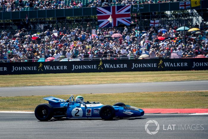 1969 Matra MS80-Cosworth en el desfile del 70 aniversario de Silverstone