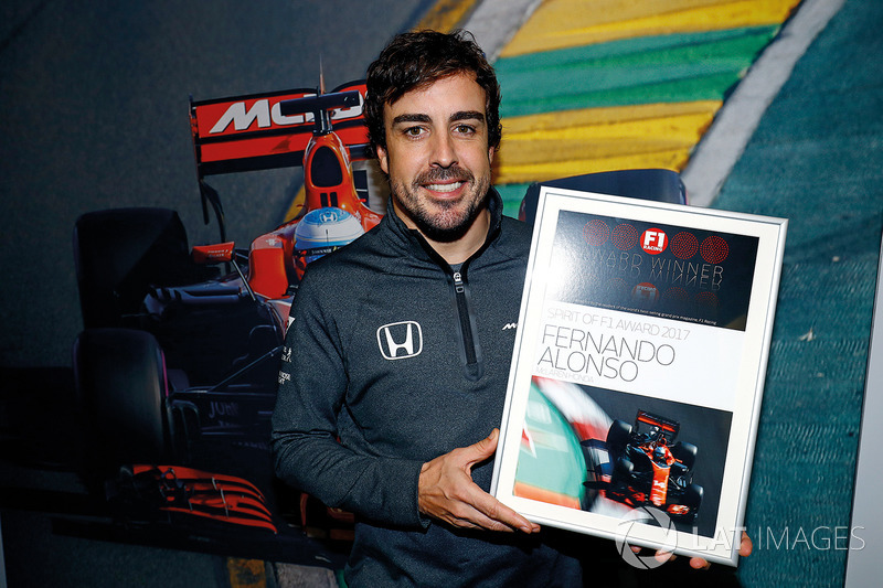 Fernando Alonso, McLaren, Premio espíritu F1 2017