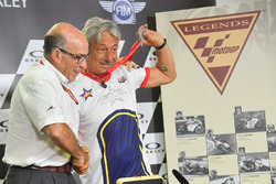 Marco Lucchinelli et Carmelo Ezpeleta, PDG de Dorna Sports
