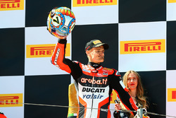 Podium : le vainqueur Chaz Davies, Ducati Team