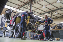 Cyril Despres, Carlos Sainz, Stéphane Peterhansel, Peugeot Sport 