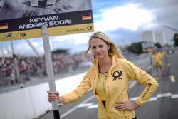 Grid girl, Keyvan Andres Soori, Motopark, Dallara F317 - Volkswagen