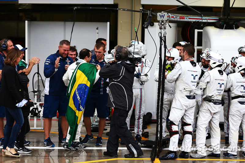 Felipe Massa, Williams aplaudido por Williams