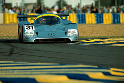 #31 Team Sauber Mercedes, Mercedes-Benz C11: Karl Wendlinger, Michael Schumacher, Fritz Kreutzpointner