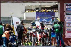 #11 Monster Energy Honda Team: Joan Barreda, #9 Monster Energy Honda Team: Ricky Brabec