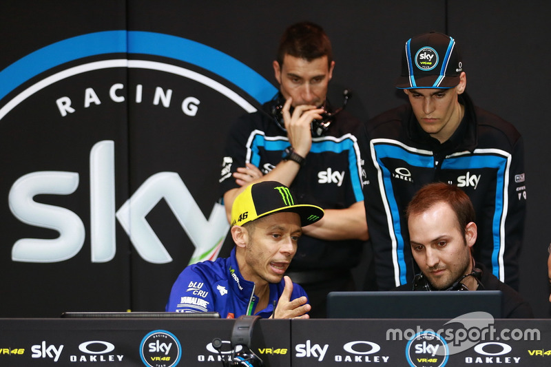 Stefano Manzi, Sky Racing Team VR46, mit Valentino Rossi