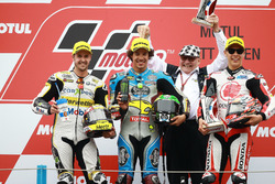 Podium: 1. Franco Morbidelli, Marc VDS; 2. Thomas Luthi, CarXpert Interwetten; 3. Takaaki Nakagami,