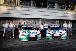 #1 Montaplast by Land-Motorsport, Audi R8 LMS: Connor De Phillippi, Christopher Mies und #2 Montaplast by Land-Motorsport, Audi R8 LMS: Jeffrey Schmidt, Christopher Haase