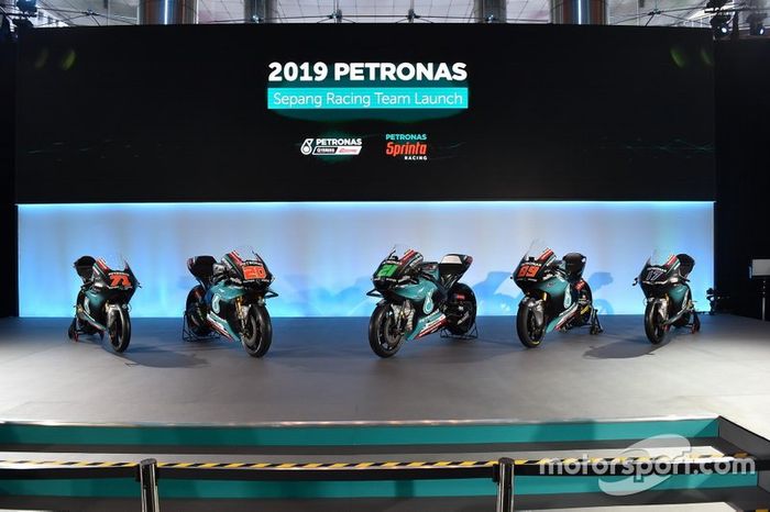Todas las motos de Petronas Sprinta Racing y Petronas Yamaha Sepang Racing Team
