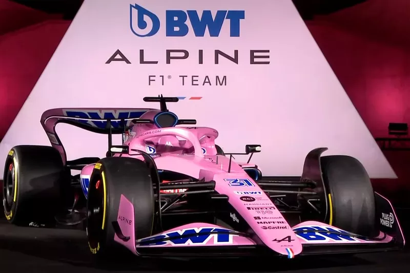 Alpine A522 in pink livery