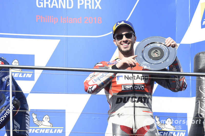 Подіум: третє місце Андреа Довіціозо, Ducati Team
