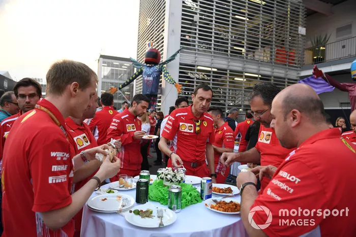 Ferrari at Paddock Welcome Party 