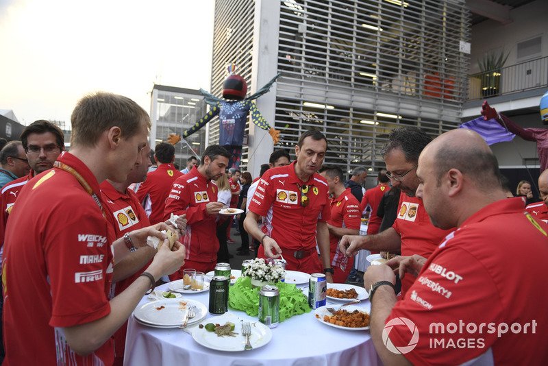 Ferrari at Paddock Welcome Party