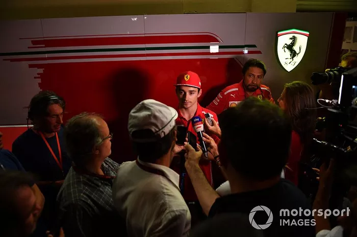 Charles Leclerc, Ferrari con los medios