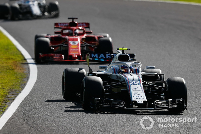 Сергій Сироткін, Williams FW41, Себастьян Феттель, Ferrari SF71H