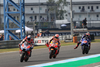 Andrea Dovizioso, Ducati Team, Marc Marquez, Repsol Honda Team, Maverick Viñales, Yamaha Factory Racing