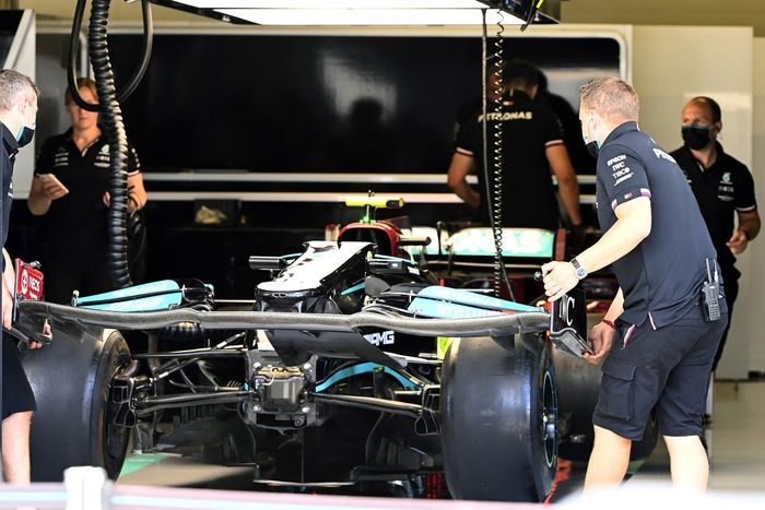 Detalle del Mercedes W12