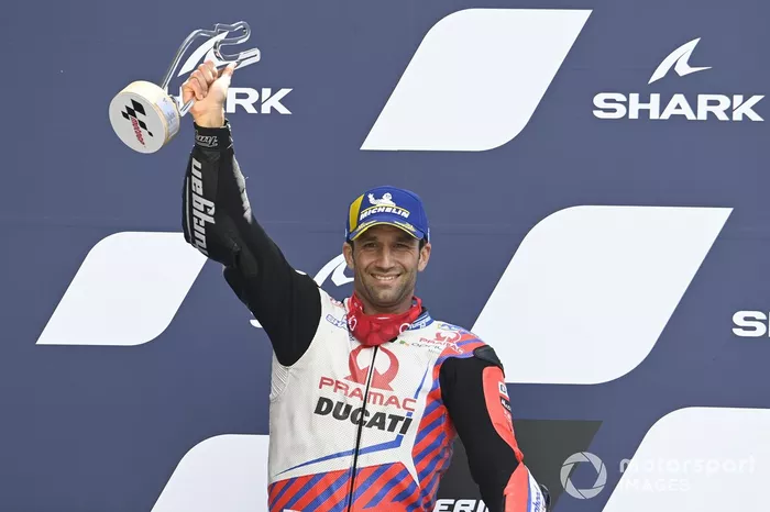 Podio: segundo lugar Johann Zarco, Pramac Racing