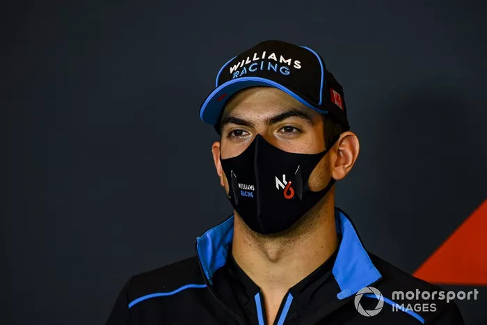 Nicholas Latifi, Williams Racing, en la conferencia de prensa