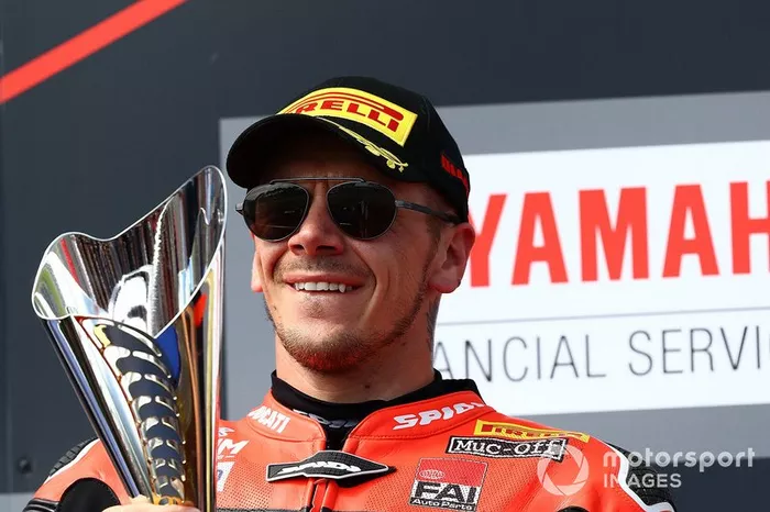Podium: third place Scott Redding, Aruba.it Racing Ducati