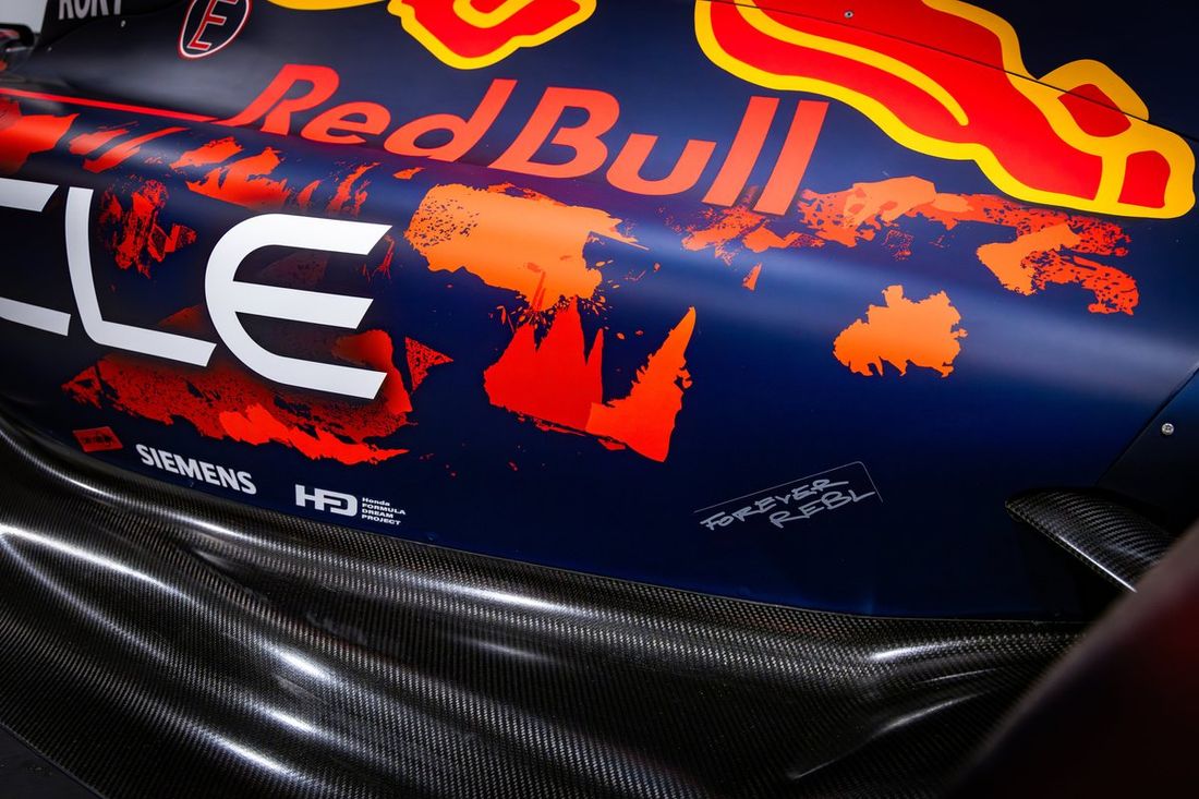 Red Bull Racing RB20 librea para el GP de Gran Bretaña