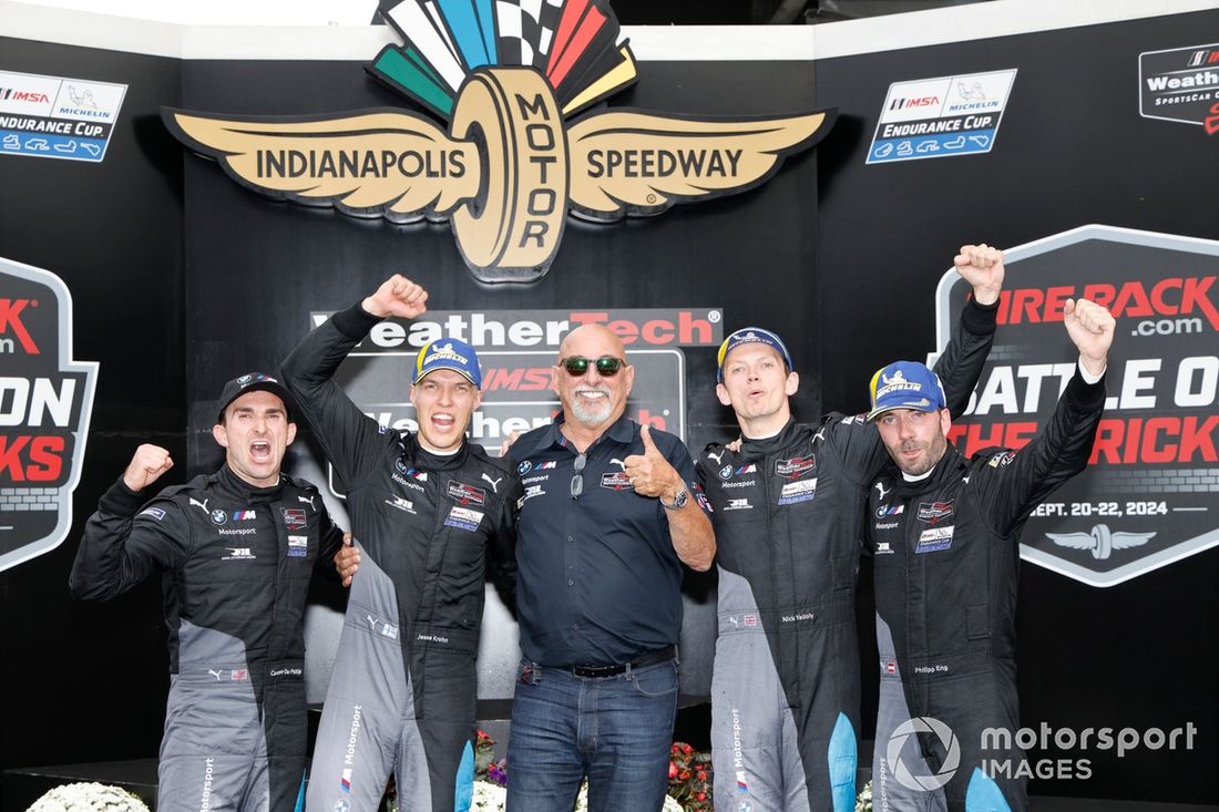 #24 BMW Team RLL BMW M Hybrid V8: Jesse Krohn, Philipp Eng, #25 BMW Team RLL BMW M Hybrid V8: Connor De Phillippi, Nick Yelloly, Bobby Rahal