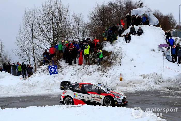 Elfyn Evans, Scott Martin, Toyota Gazoo Racing WRT Toyota Yaris WRC