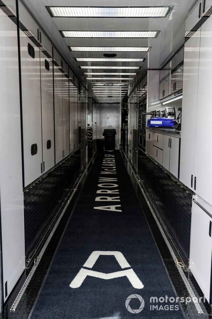 Patricio O'Ward, Arrow McLaren SP Chevrolet, Felix Rosenqvist, Arrow McLaren SP Chevrolet paddock 