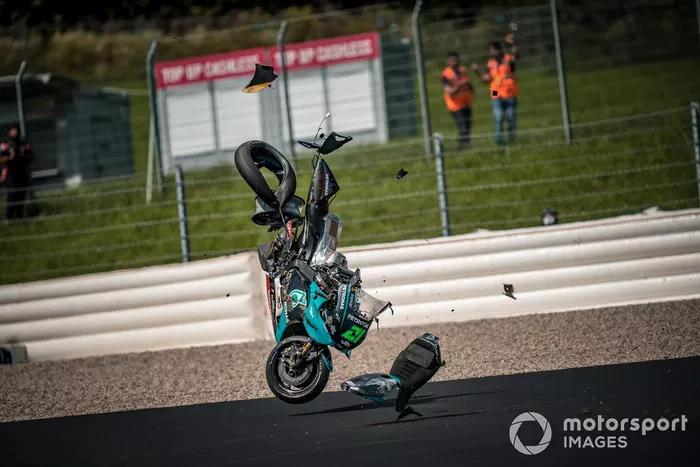 Franco Morbidelli, Petronas Yamaha SRT crash