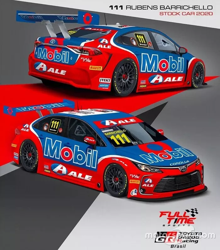 2020 (Stock Car): el Toyota Corolla que Barrichello usará en 2020