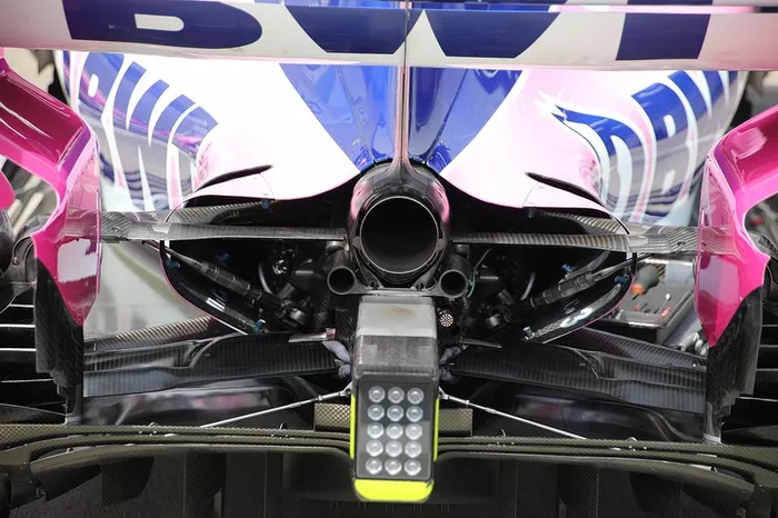 Racing Point RP19, rear