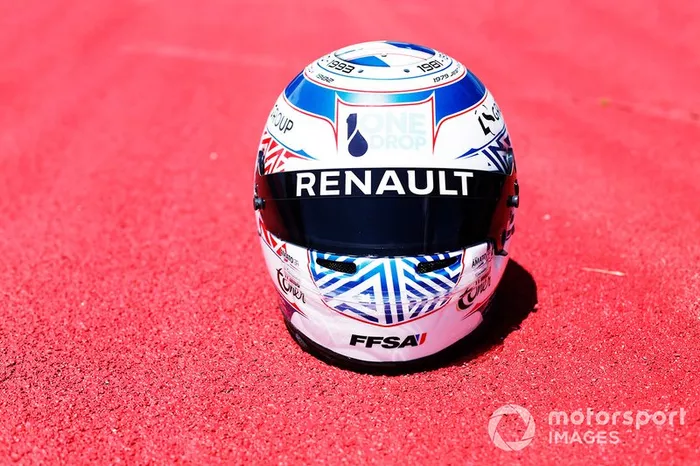 Capacete de Anthoine Hubert.