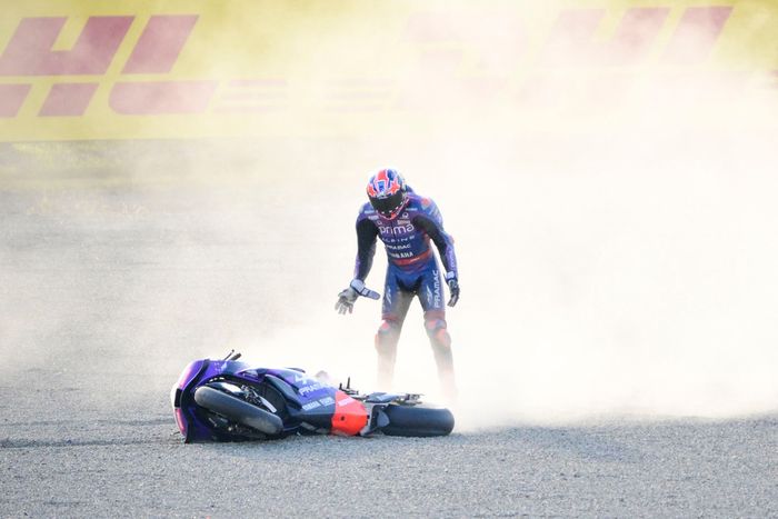Джек Миллер, Pramac Racing Crash