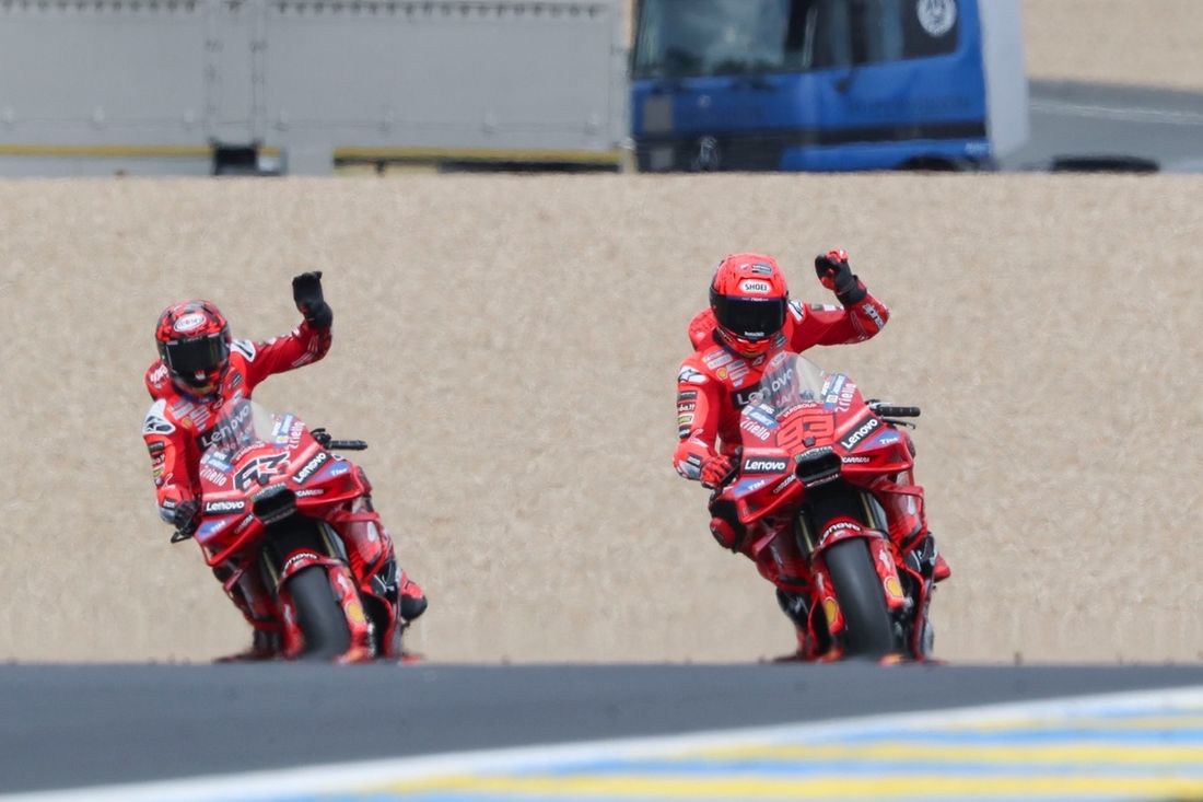 Francesco Bagnaia, zespół Ducati, Marc Marquez, zespół Ducati