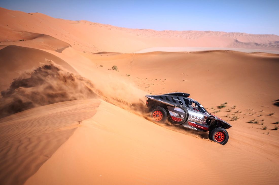 #202 Equipo Audi Sport Audi RS Q e-tron E2: Stéphane Peterhansel, Edouard Boulanger