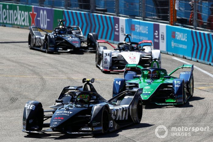 Edoardo Mortara, Venturi Racing, Silver Arrow 02, Robin Frijns, Envision Racing, Audi e-tron FE07, Andre Lotterer, Porsche, Porsche 99X Electric