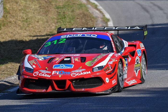 #312 Best Lap, Ferrari 488 Challenge Evo: Eliseo Donno, Nicholas Risitano, Manuel Menichini
