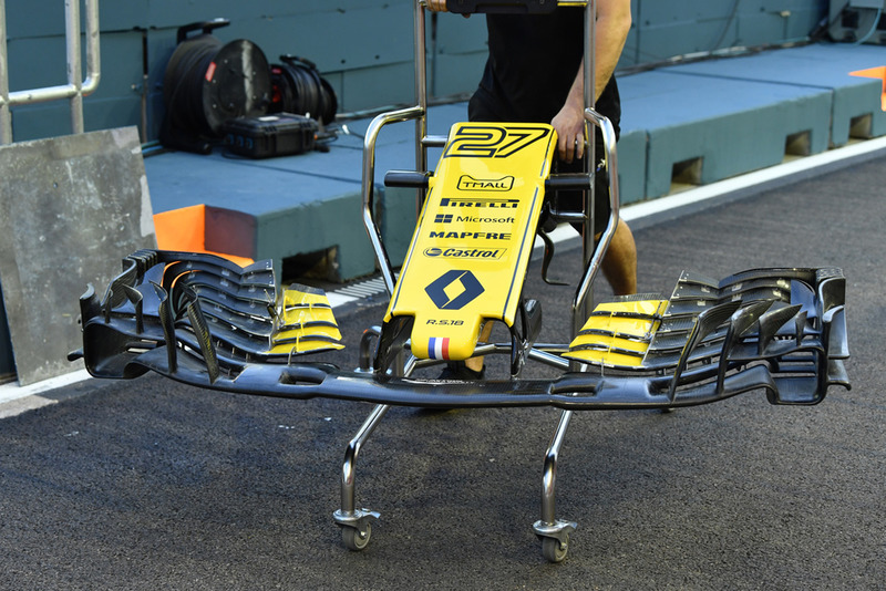 Переднее крыло Renault RS18