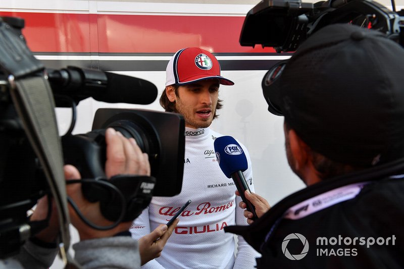 Antonio Giovinazzi, Alfa Romeo Racing parla con i media