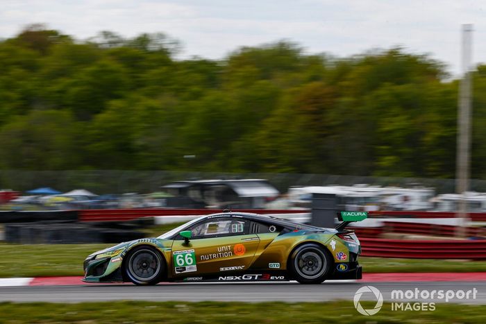 #66: Gradient Racing Acura NSX GT3, GTD: Till Bechtolsheimer, Marc Miller