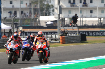 Andrea Dovizioso, Ducati Team, Marc Marquez, Repsol Honda Team, Maverick Viñales, Yamaha Factory Racing