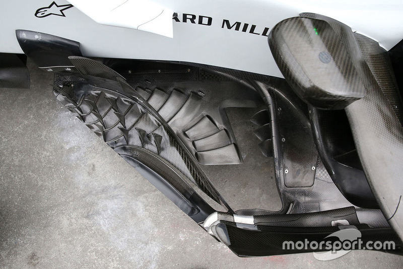 Область дефлекторов Haas VF-18