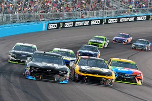#1: Jamie McMurray, Chip Ganassi Racing, Chevrolet Camaro Cessna and Ryan Newman, Richard Childress Racing, Chevrolet Camaro Cat Global Mining