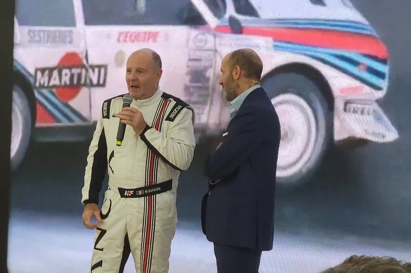 Presentazione Lancia Ypsilon Rally4 HF, Miki Biasion