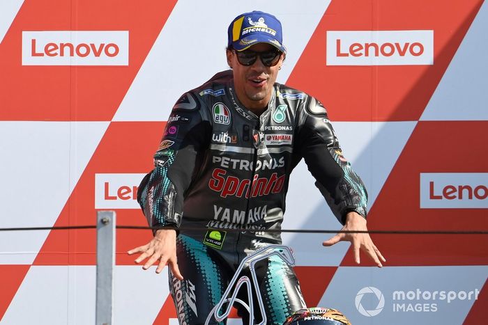 Podio: ganador Franco Morbidelli, Petronas Yamaha SRT
