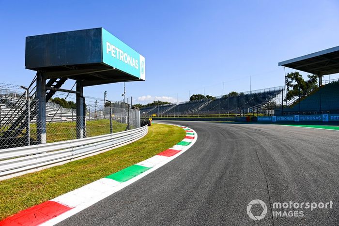 Piano del circuito de Monza