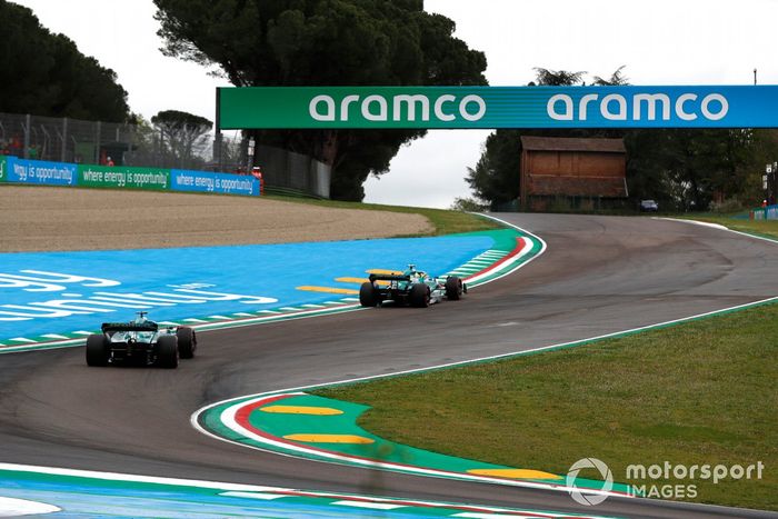 Sebastian Vettel, Aston Martin AMR22, Lance Stroll, Aston Martin AMR22